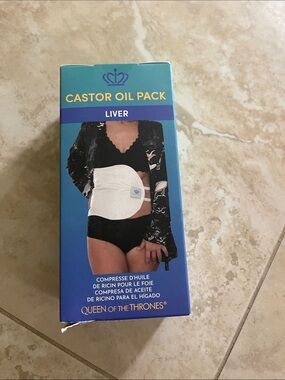Queen of the Thrones Castor Oil Pack for Liver